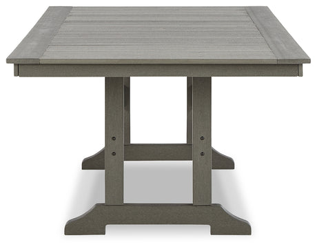 Visola Gray Outdoor Dining Table - Ornate Home