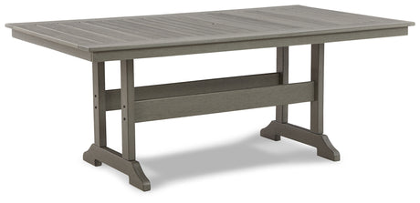 Visola Gray Outdoor Dining Table - Ornate Home