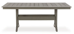 Visola Gray Outdoor Dining Table w/6 Chairs - Ornate Home