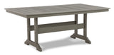 Visola Gray Outdoor Dining Table with 4 Chairs - Ornate Home
