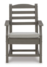 Visola Gray Outdoor Dining Table with 4 Chairs - Ornate Home