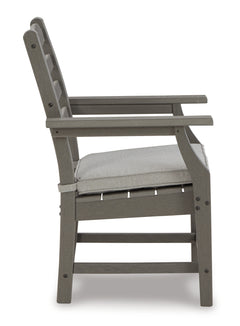 Visola Gray Outdoor Dining Table with 4 Chairs - Ornate Home