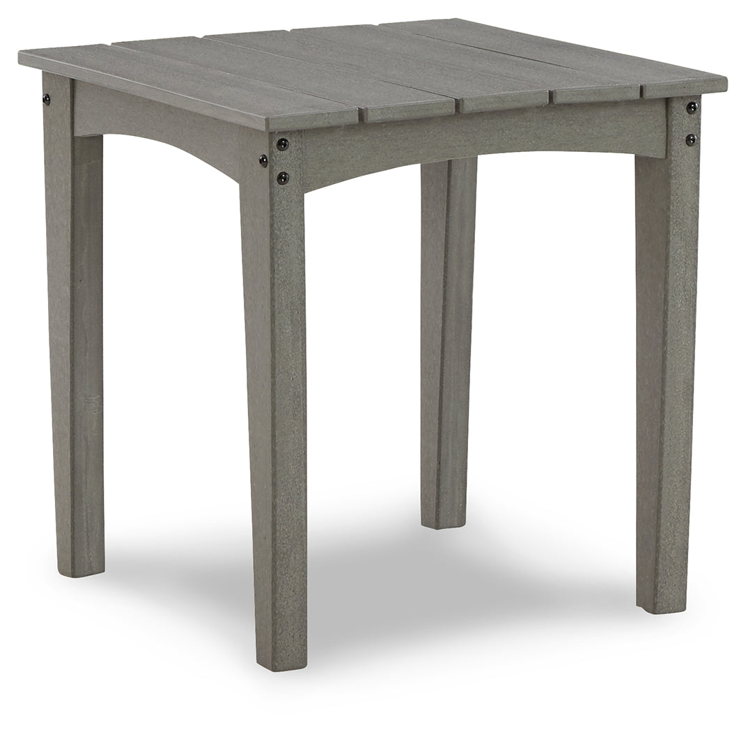 Visola Gray Outdoor End Table - Ornate Home