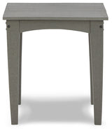 Visola Gray Outdoor End Table - Ornate Home