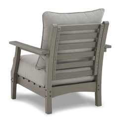 Visola Gray Outdoor Loveseat, 2 Lounge Chairs and Coffee Table - Ornate Home