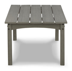 Visola Gray Outdoor Sofa, 2 Lounge Chairs and Coffee Table - Ornate Home