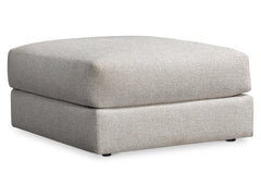 Vista Beige/Tan Fabric Ottoman - Ornate Home