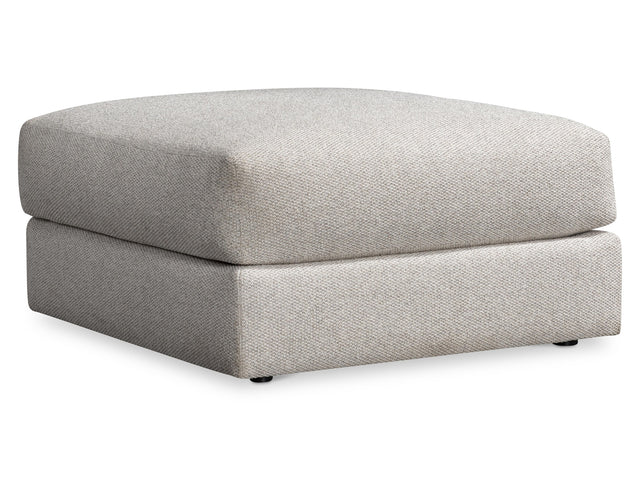 Vista Beige/Tan Fabric Ottoman - Ornate Home