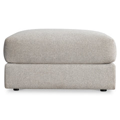 Vista Beige/Tan Fabric Ottoman - Ornate Home