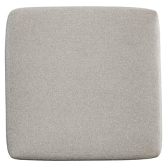 Vista Beige/Tan Fabric Ottoman - Ornate Home