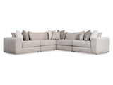 Vista Beige/Tan Fabric Sectional - Ornate Home