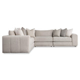 Vista Beige/Tan Fabric Sectional - Ornate Home