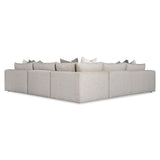 Vista Beige/Tan Fabric Sectional - Ornate Home