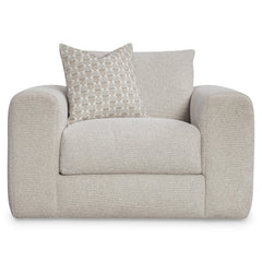 Vista Beige/Tan Fabric Swivel Chair - Ornate Home