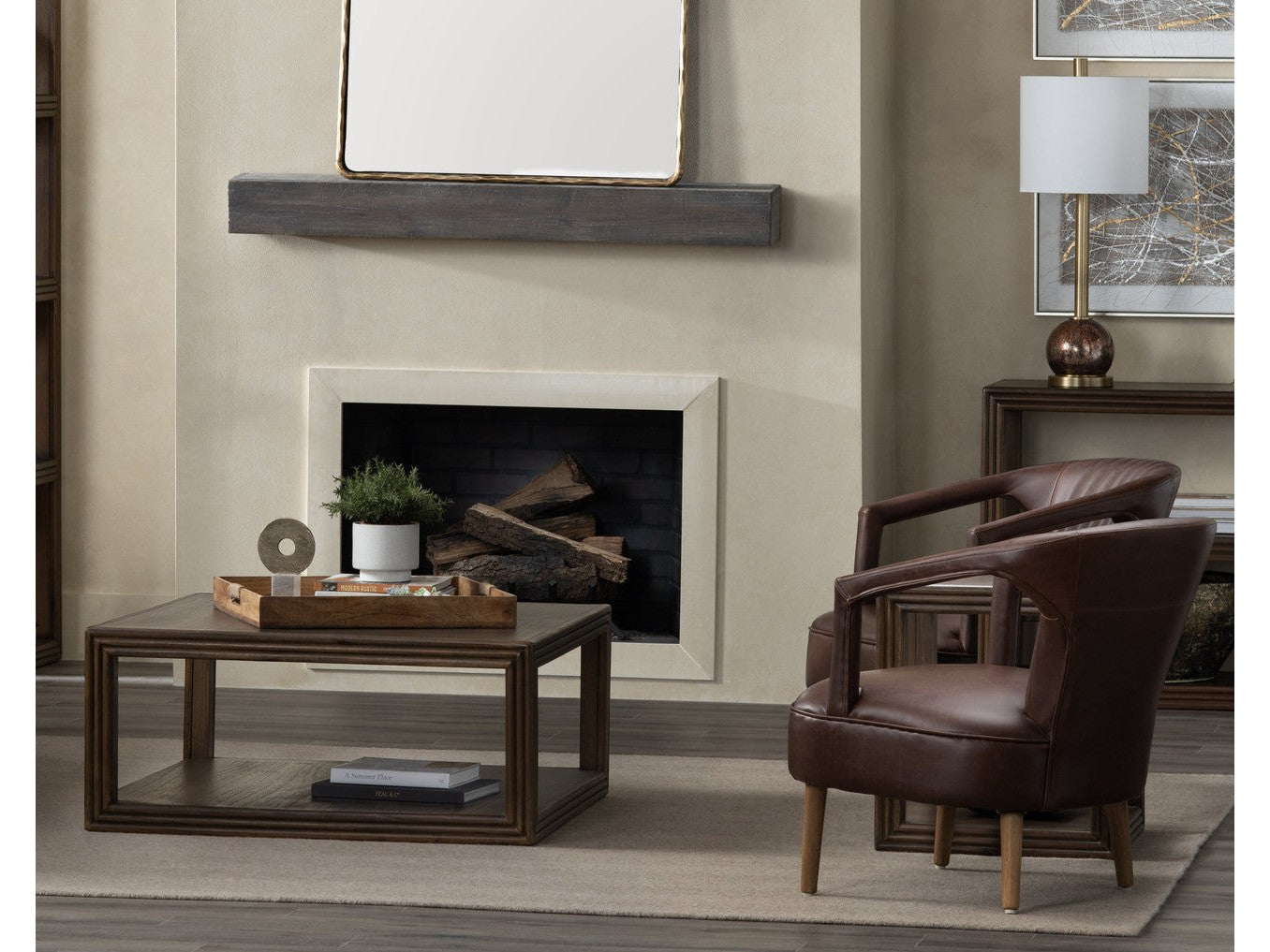 Vista Brown Cocktail Table - Ornate Home