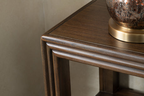 Vista Brown Console Table - Ornate Home