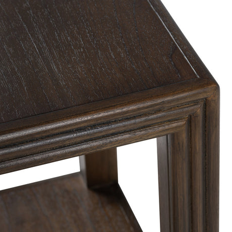 Vista Brown End Table - Ornate Home
