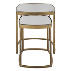 Vista Gold Nesting Tables (Set of 2) - Ornate Home