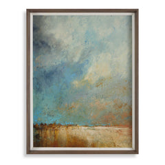 Vista Grande Multicolor Framed Desertscape Print - Ornate Home