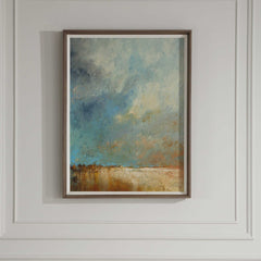 Vista Grande Multicolor Framed Desertscape Print - Ornate Home