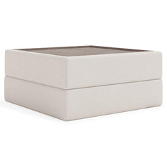 Vista Gray Ottoman - Ornate Home