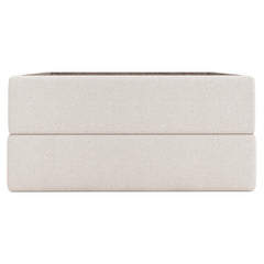 Vista Gray Ottoman - Ornate Home