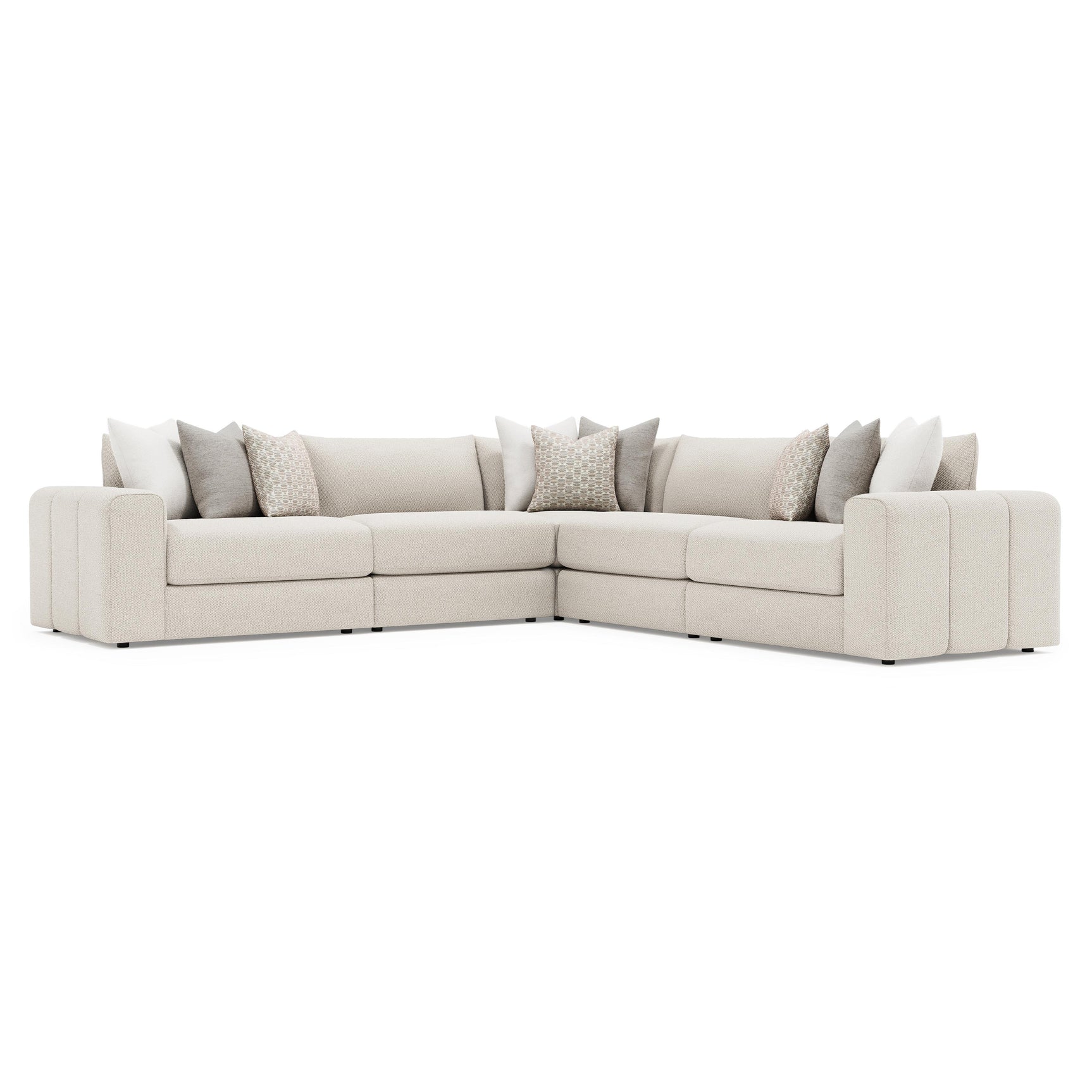 Vista Ivory Sectional - Ornate Home