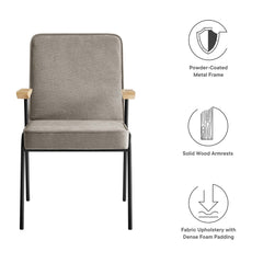 Vista Sand Dining Armchair - Ornate Home