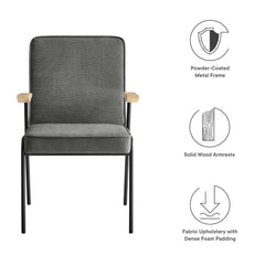 Vista Slate Dining Armchair - Ornate Home