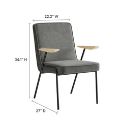 Vista Slate Dining Armchair - Ornate Home