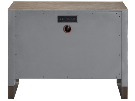 Vista Weathered Oak Nightstand - Ornate Home