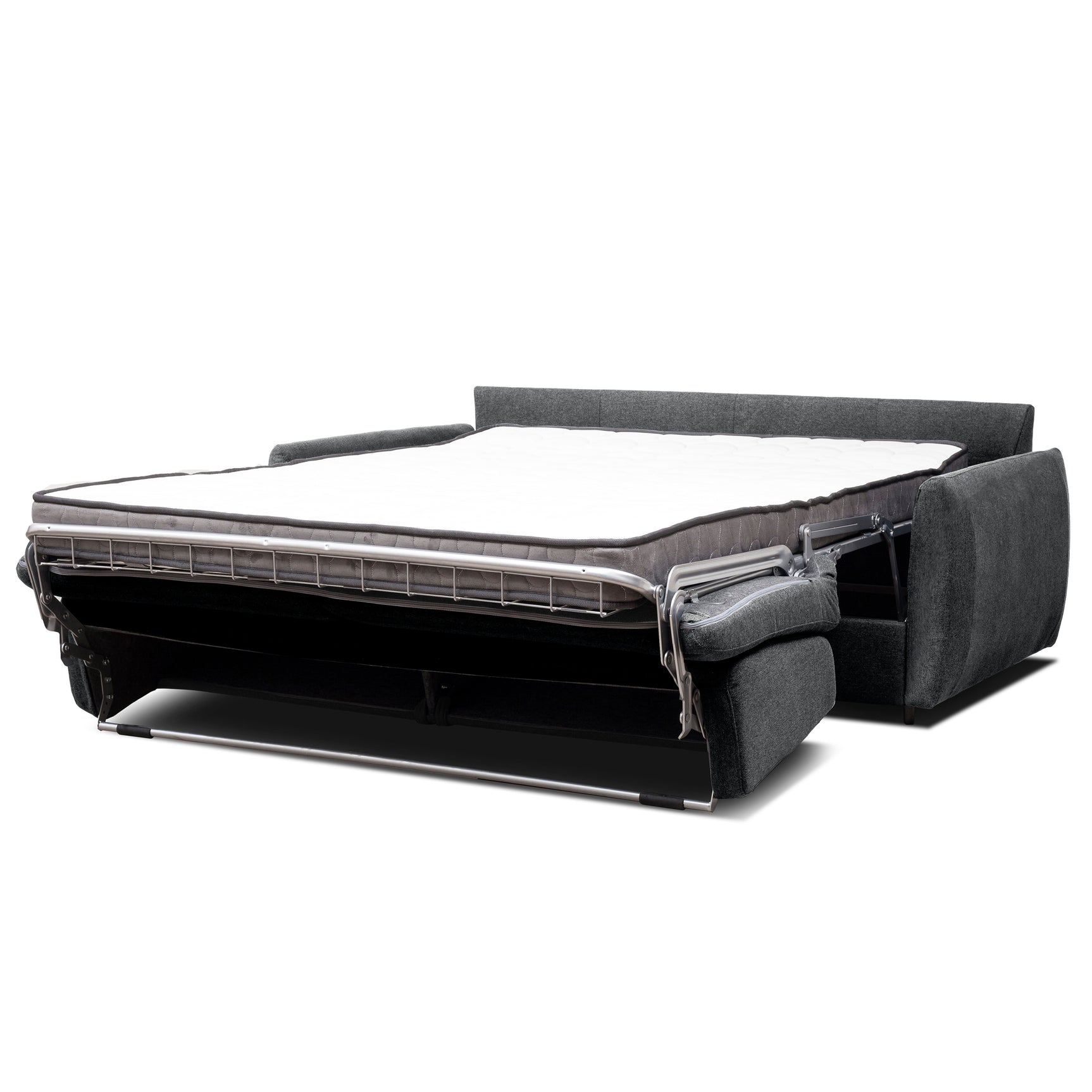 Vitale Dark Gray Pull-Out Full Memory Foam Sleeper Sofa - Ornate Home