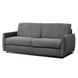 Vitale Dark Gray Pull-Out Full Memory Foam Sleeper Sofa - Ornate Home