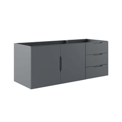 Vitality Gray 48" Double or Single Sink Compatible (Not Included) Bathroom Vanity Cabinet - Ornate Home