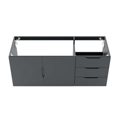 Vitality Gray 48" Double or Single Sink Compatible (Not Included) Bathroom Vanity Cabinet - Ornate Home