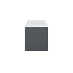 Vitality Gray/White 48" Single Sink Bathroom Vanity - Ornate Home