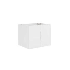Vitality White 24" Bathroom Vanity Cabinet (Sink Basin Not Included) - Ornate Home