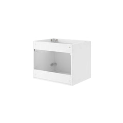 Vitality White 24" Bathroom Vanity Cabinet (Sink Basin Not Included) - Ornate Home
