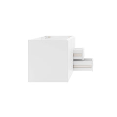 Vitality White 36" Bathroom Vanity Cabinet (Sink Basin Not Included) - Ornate Home