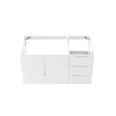 Vitality White 36" Bathroom Vanity Cabinet (Sink Basin Not Included) - Ornate Home