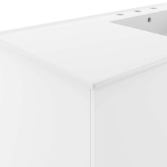 Vitality White 48" Single Sink Bathroom Vanity - Ornate Home
