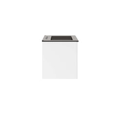 Vitality White/Black 24" Bathroom Vanity - Ornate Home