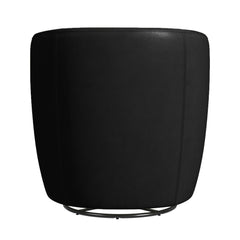 Vito Pebble Black Swivel Chair - Ornate Home
