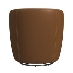 Vito Pebble Tan Swivel Chair - Ornate Home