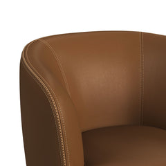 Vito Pebble Tan Swivel Chair - Ornate Home