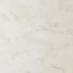 Viva Brass/White Round White Marble Side Table - Ornate Home