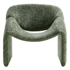 Vivi Basil Chenille Upholstered Accent Chair - Ornate Home