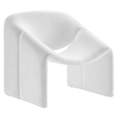 Vivi Frost Chenille Upholstered Accent Chair - Ornate Home