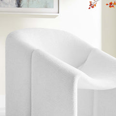 Vivi Frost Chenille Upholstered Accent Chair - Ornate Home