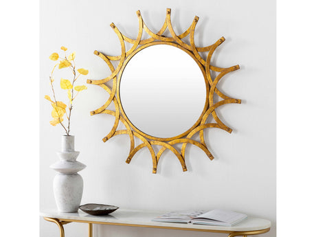 Vivi Gold Metal Mirror - Ornate Home